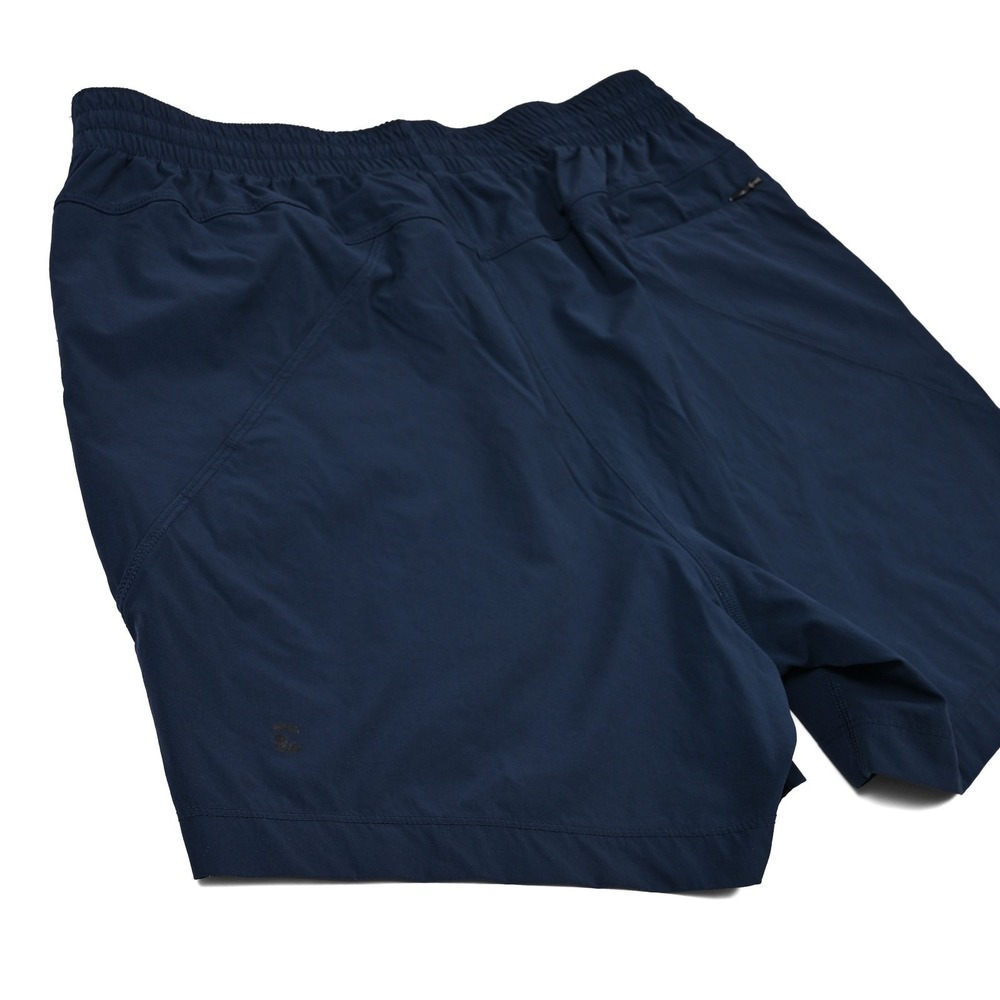 Bear Bottom Men's Large Blue Nylon 5.5" Inseam Activewear Shorts Elastic‎ Waist